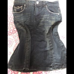 Women’s denim skirt